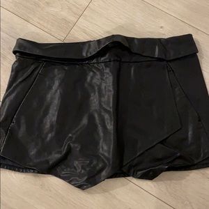 Talula pleather skort